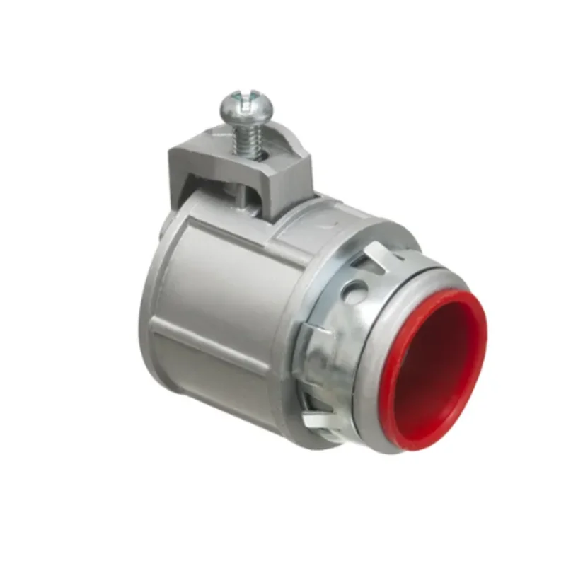 3/4 Inch Straight Cable Connector Zinc Die Cast Saddle Type With Insulated Throat SG75AST