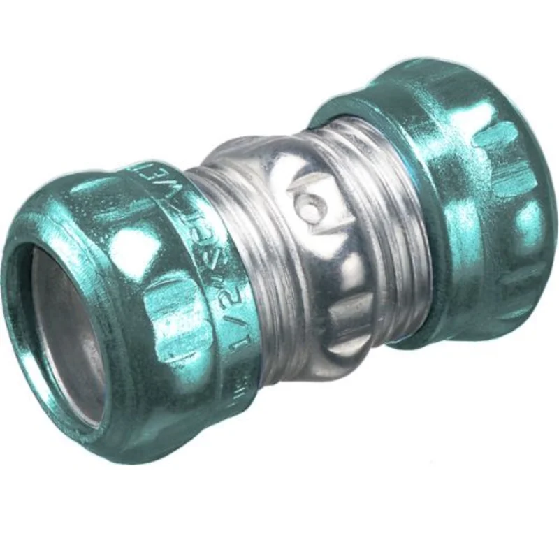 3/4" Trade Size Concrete tight and rain tight Steel EMT Compression Coupling 831RT
