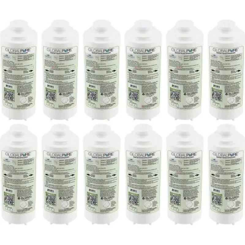 3,600 Gallon Capacity GlobalPure Replacement Water Filter PFAS and Microplastic (Pack of 12)