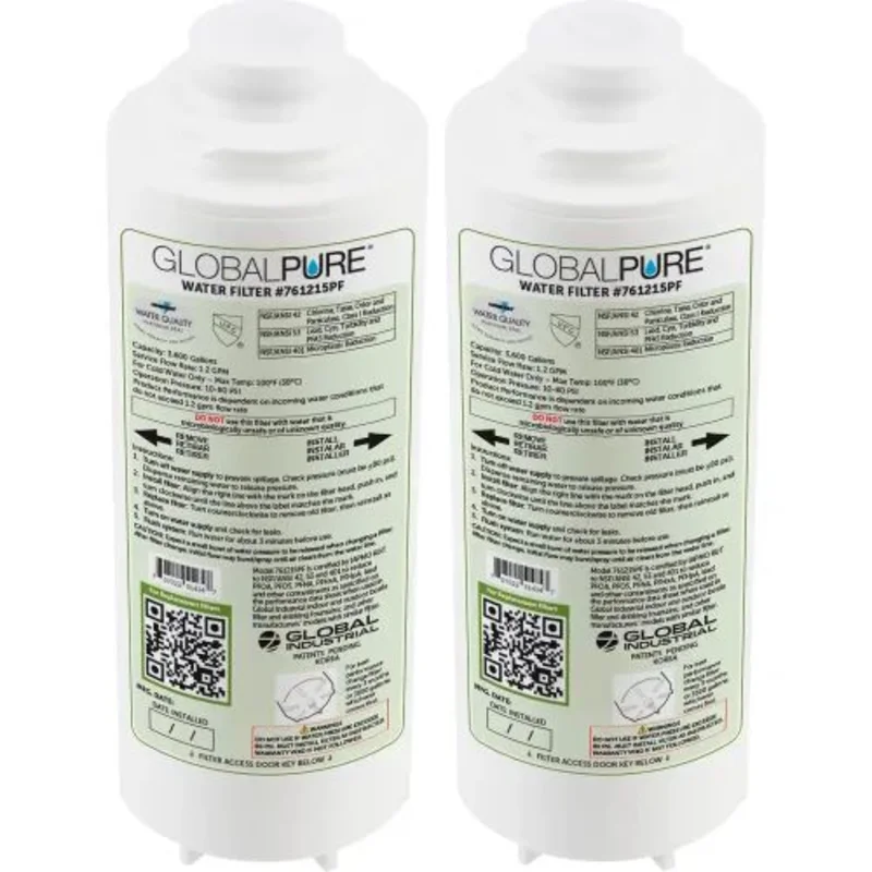 3,600 Gallon Capacity GlobalPure Replacement Water Filter PFAS and Microplastic (Pack of 2)