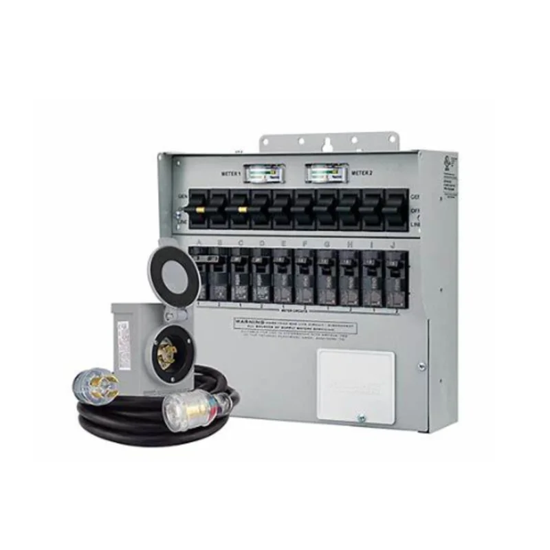 3.75 Kilowatt Power Capacity Watt Meter Transfer Switch 7236-CP
