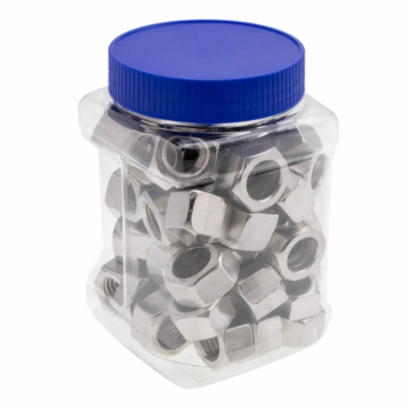 3/8-16 Inch Heavy Duty Metallic Fastener for Stainless Steel Hex Nut JSN16 (Pack of 100)