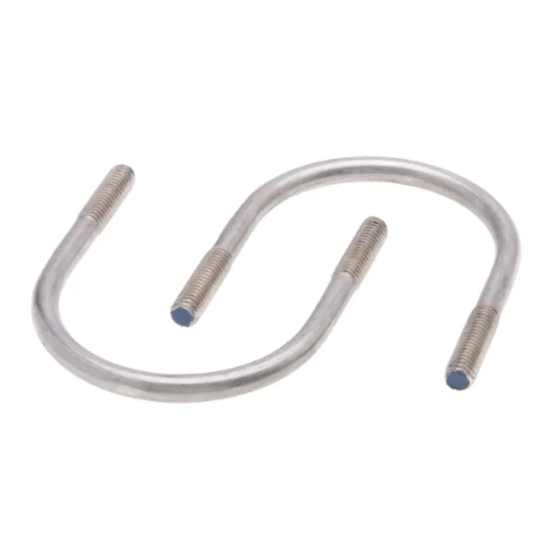 3/8-16 X 3-5/8 Inch U Bolt with Hex Nuts Pipe and Conduit Support Zinc Coated 18-8 Stainless Steel UBS38212 (Pack of 10)