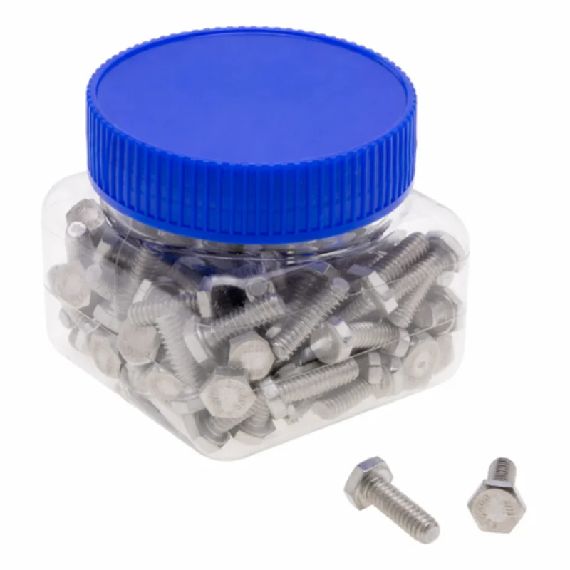 3/8-16 X 4 Inch Heavy Duty Hex Tap Bolt 18-8 Stainless Steel SHTB60 (Pack of 100)