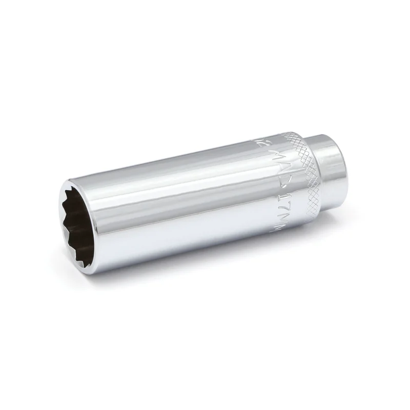 3/8" Drive Deep Socket 17mm - 12-PT.