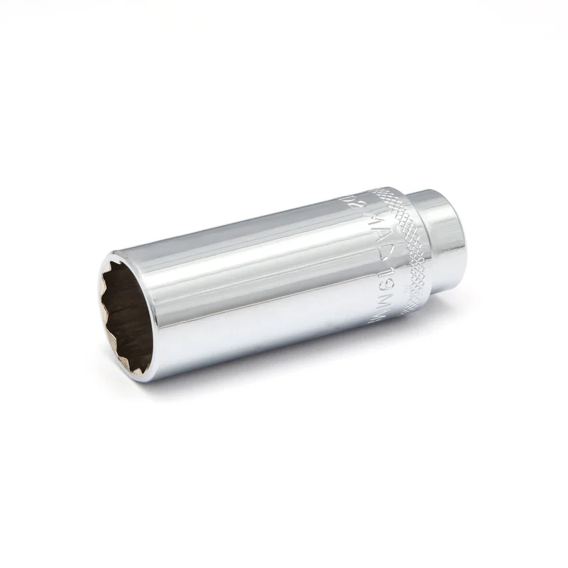 3/8" Drive Deep Socket 19mm - 12-PT.