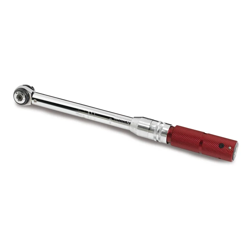 3/8" Drive Round-Head Micro-Adjustable Torque Wrench 50-250 in-lbs.