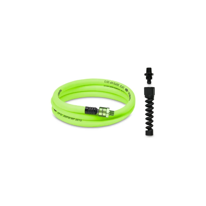 3/8" Flexzilla Whip Hose with Ball Swivel 6 ft. - 1/4" NPT