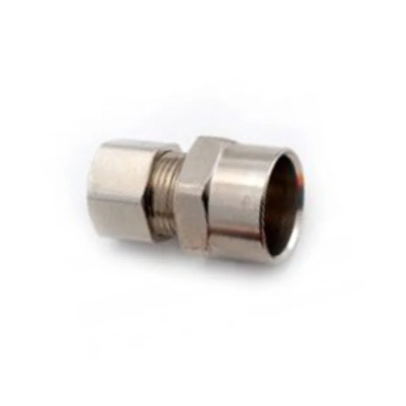 3/8 Inch Compression 1/2 Inch Sweat Chrome Plated Adapter Brass 31171