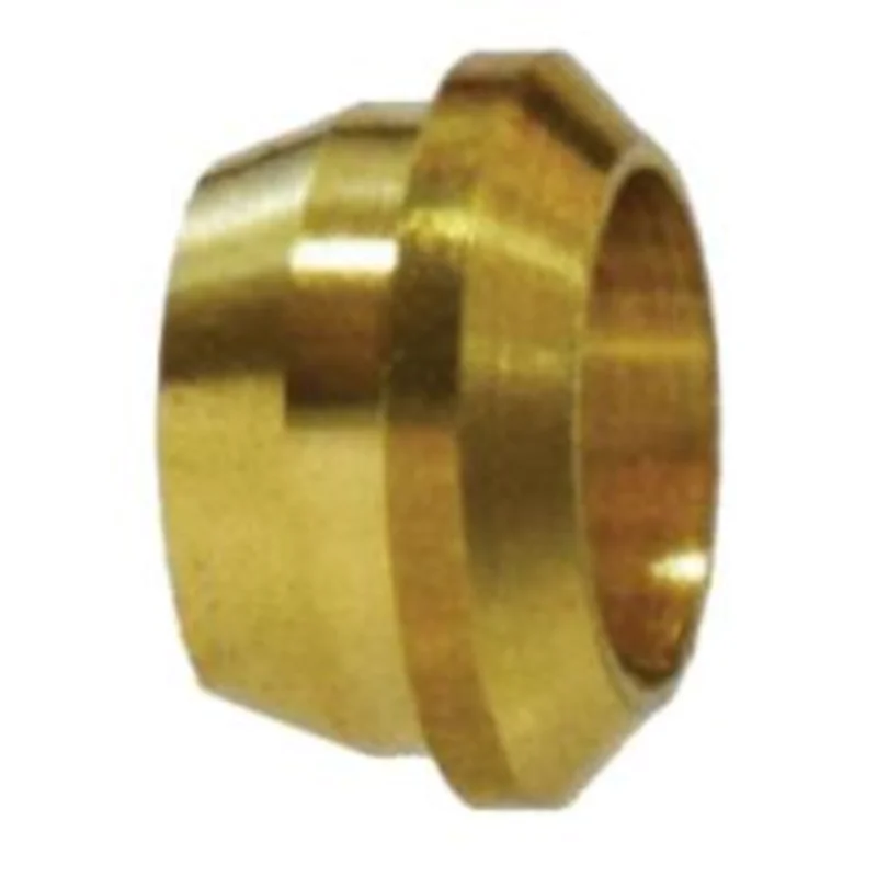 3/8 Inch Compression Copper and Plastic Tubing Self-Align Sleeve Brass 27005