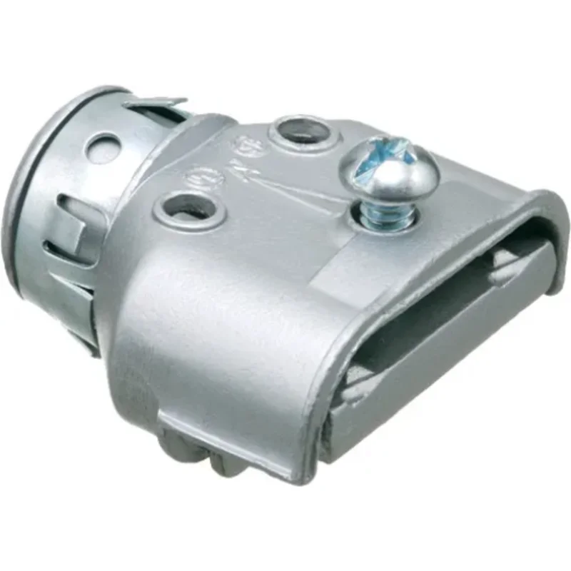 3/8 Inch Duplex Single Screw Cable Connector With Insulated Throat 846AST