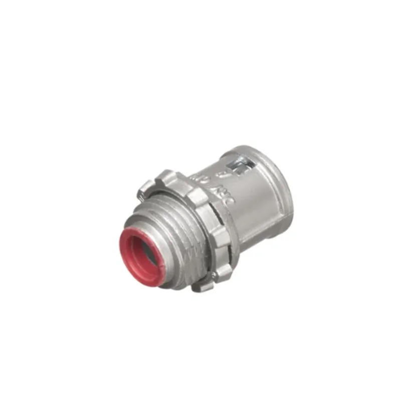 3/8 Inch Duplex Straight Cable Connector With Insulated Throat 38A
