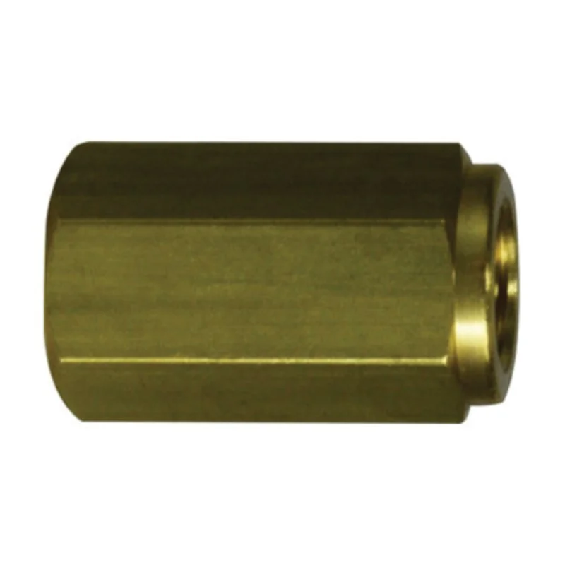 3/8 Inch Female BSPP Hex Cap Nickel-Plated Brass 28857