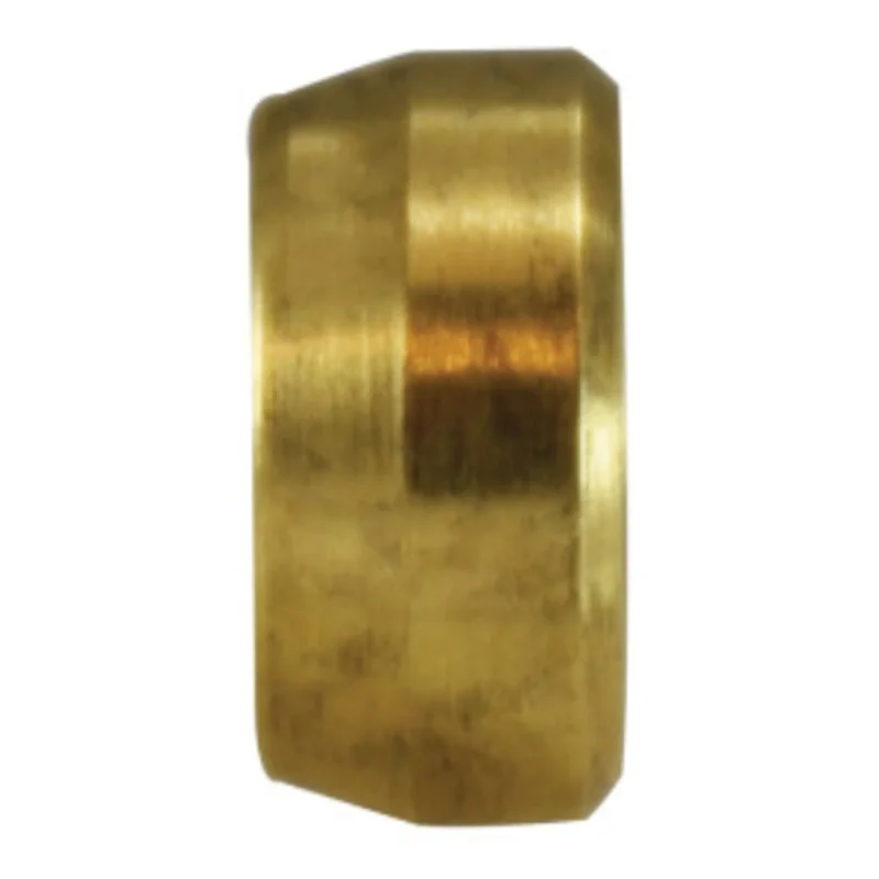 3/8 Inch Flareless Hard Plastic Tubing with Universal Hex Nut and Sleeve Assembly Brass 20384