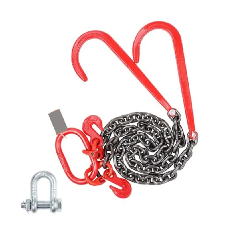 3/8 Inch Heavy Duty Bridle Chain Safe Working Load for Flatbed Trailer Wrecker Recovery