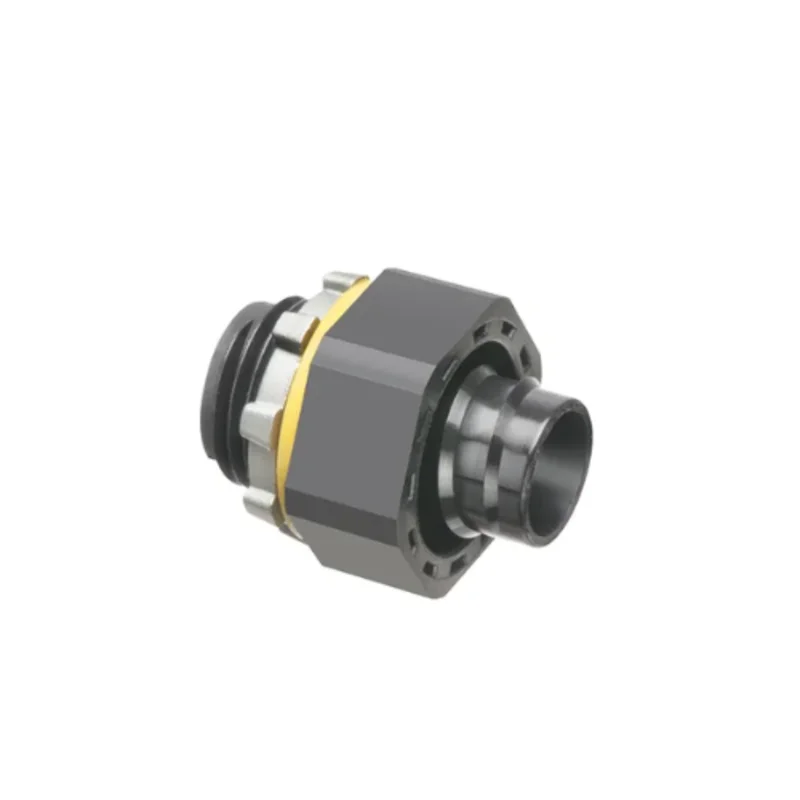 3/8 Inch Non Metallic Screw-In Liquidtight Connector for Flexible Conduit NMSC38BL