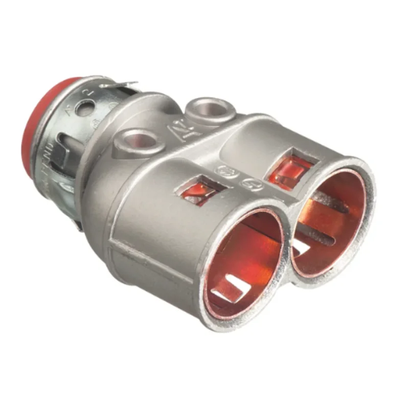 3/8 Inch Premium Electrical Conduit Connector for Metal Clad Cable With Insulated Throat 4040AST
