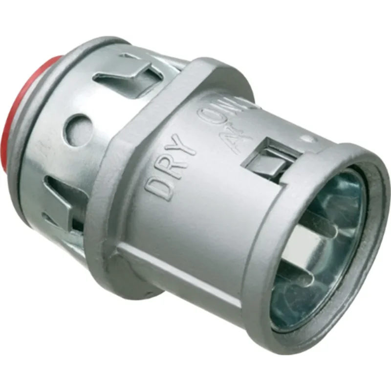 3/8 Inch Straight Cable Connector with Insulated Throat 38AST