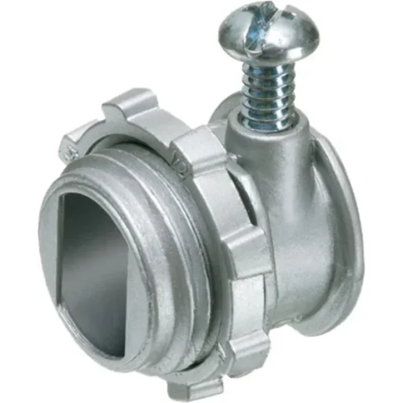 3/8 Inch Straight Cable Connector With Round End Stop 845R
