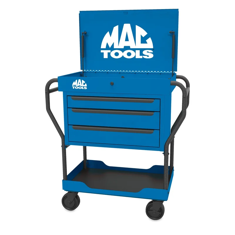 3-Drawer Utility Cart - Sapphire Blue