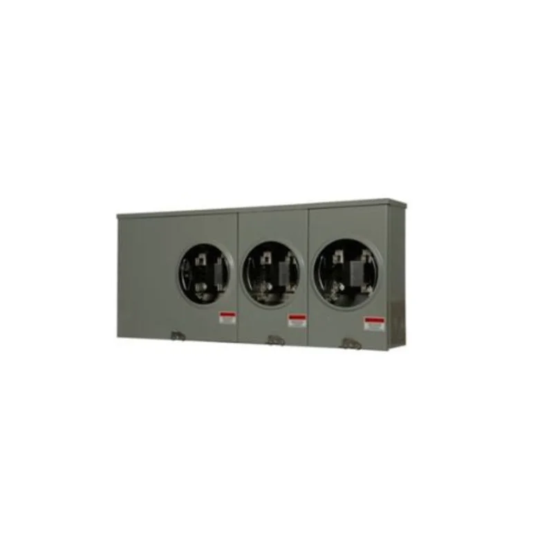 3 Gang 100A 600V Single Phase Four Jaw Meter Socket 1009694CH