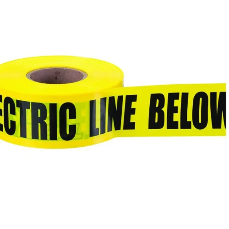 3 Inch 1000ft Non-Detectable Underground Tape LDPE Yellow 42-102