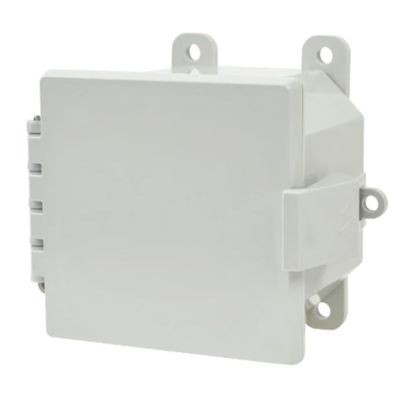 3 Inch Depth Polycarbonate Wall Mount Electrical Enclosure with Solid Cover AMP443NL
