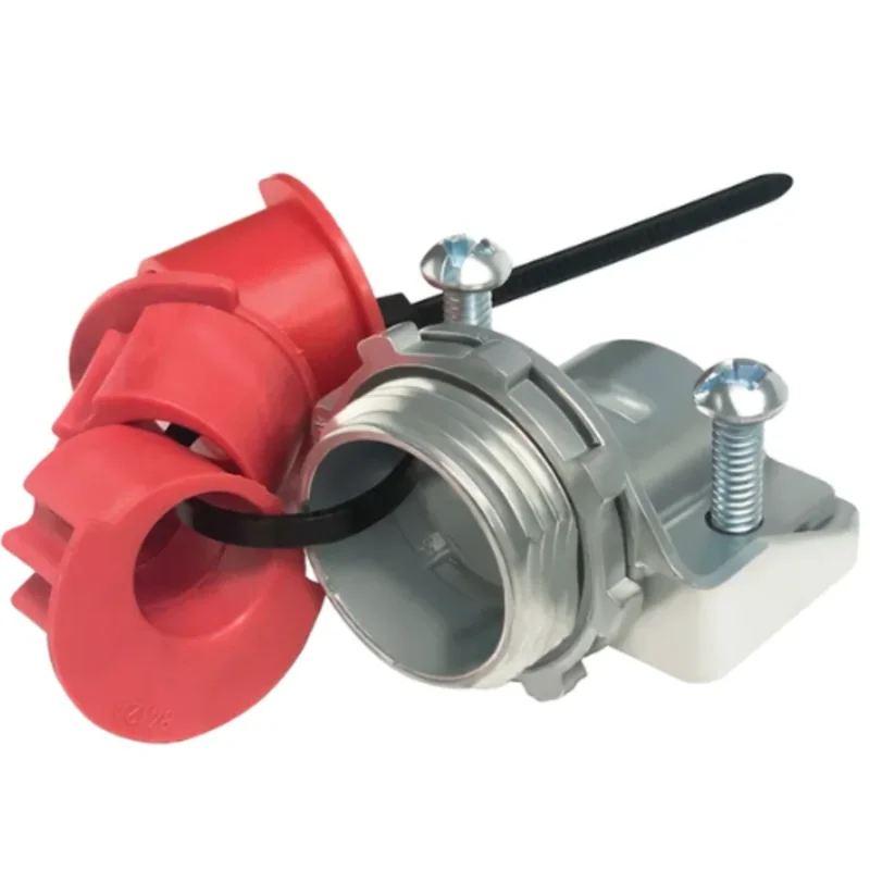 3 Inch Diameter Snap-In MC Cable Connector With Insulated Throat 8417