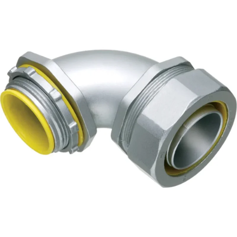 3 Inch Push In Liquid Tight Conduit Connector with Insulated Throat Zinc LT90300