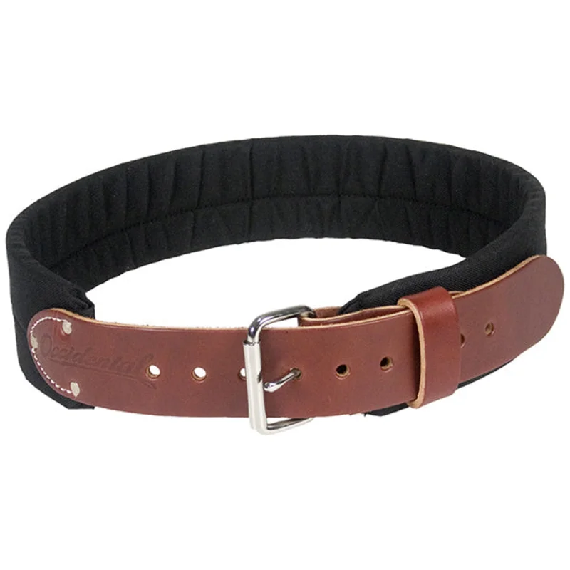 3" Leather & Nylon Work Belt