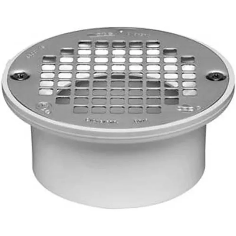 3" Or 4" PVC Drain with 5" Stainless Steel Screw-Tite Strainer 43583 (Pack of12)