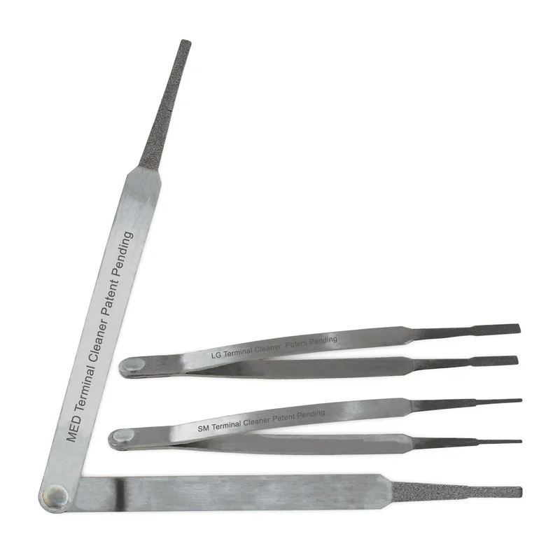 3-PC. Diamond-Tip Electrical Terminal Cleaner Set