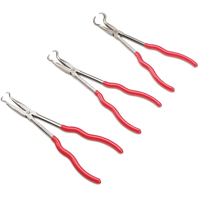 3-PC. Long-Reach Gripper Pliers Set - 11"