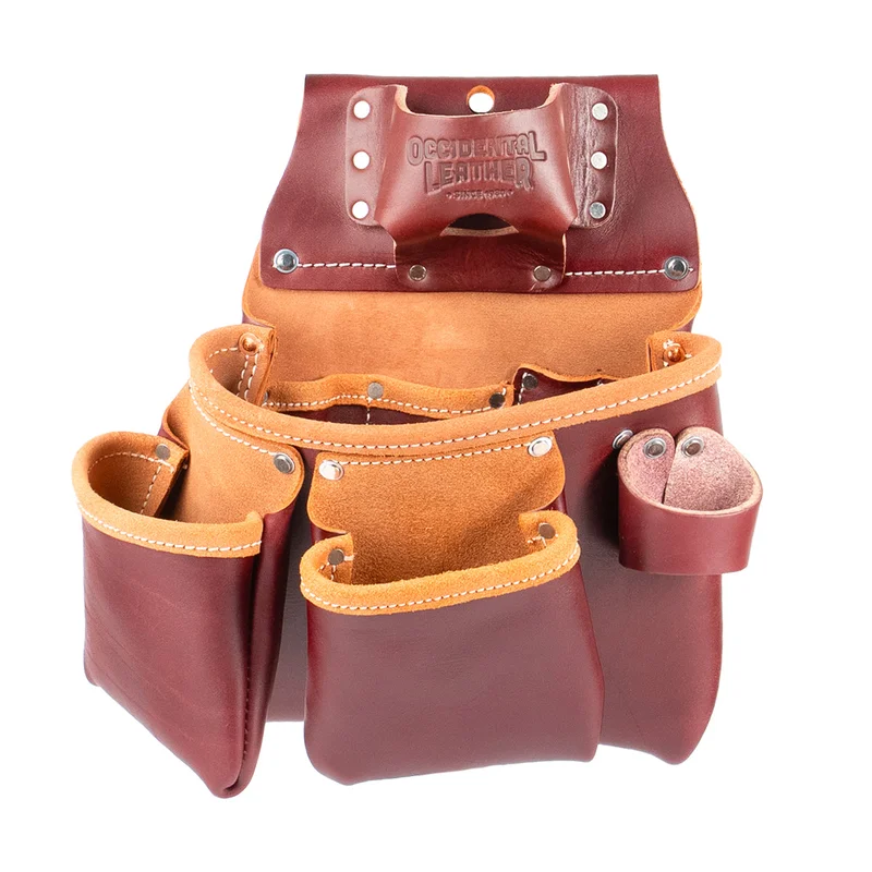 3 Pouch Pro Tool Bag with Tape Holder OxyRed