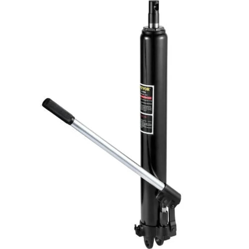 3 Ton Hydraulic Long Ram 6600 lbs Capacity with Single Piston Pump and Clevis for Garage & Shop