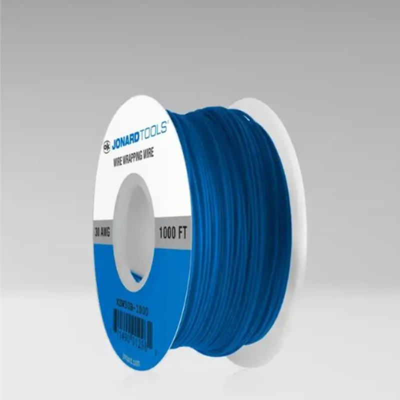 30 AWG Kynar Blue Wire CSW Low Strip Force KSW30B-1000 (1000 FT)