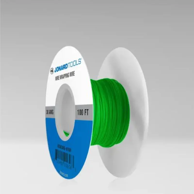 30 AWG Kynar Green Wire CSW Low Strip Force KSW30G-0100 (200 FT)
