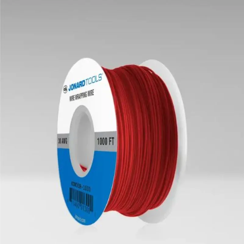 30 AWG Kynar Red Wire CSW Low Strip Force KSW30R-1000 (1000 FT)