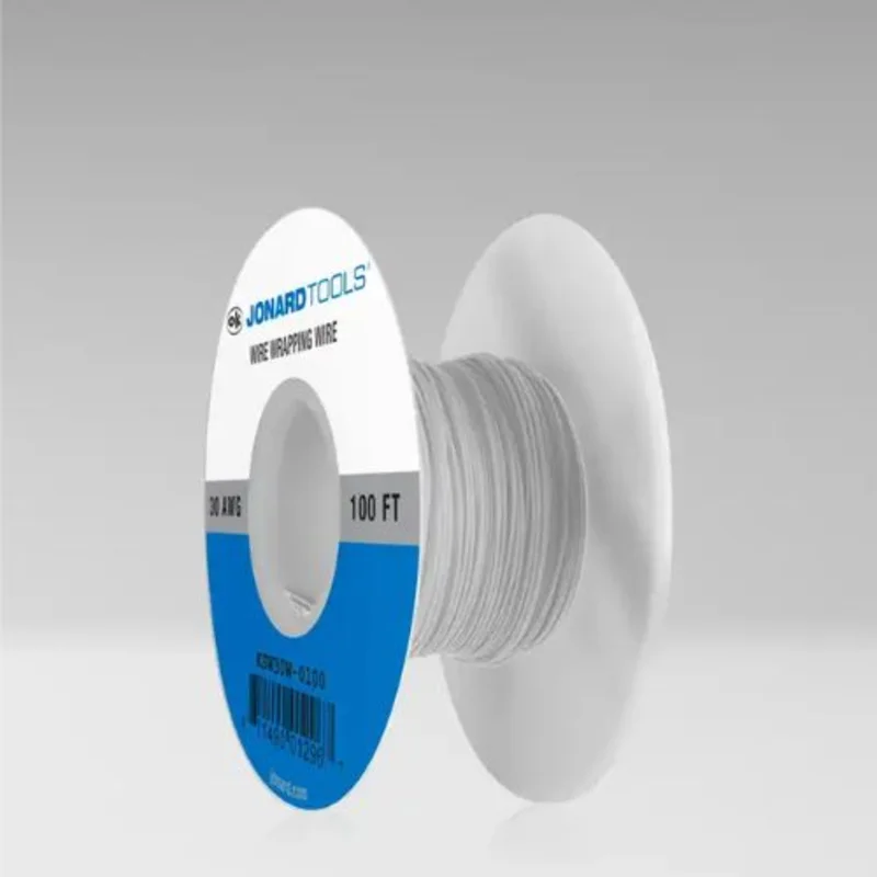 30 AWG Kynar White Wire CSW Low Strip Force KSW30W-0100 (200 FT)