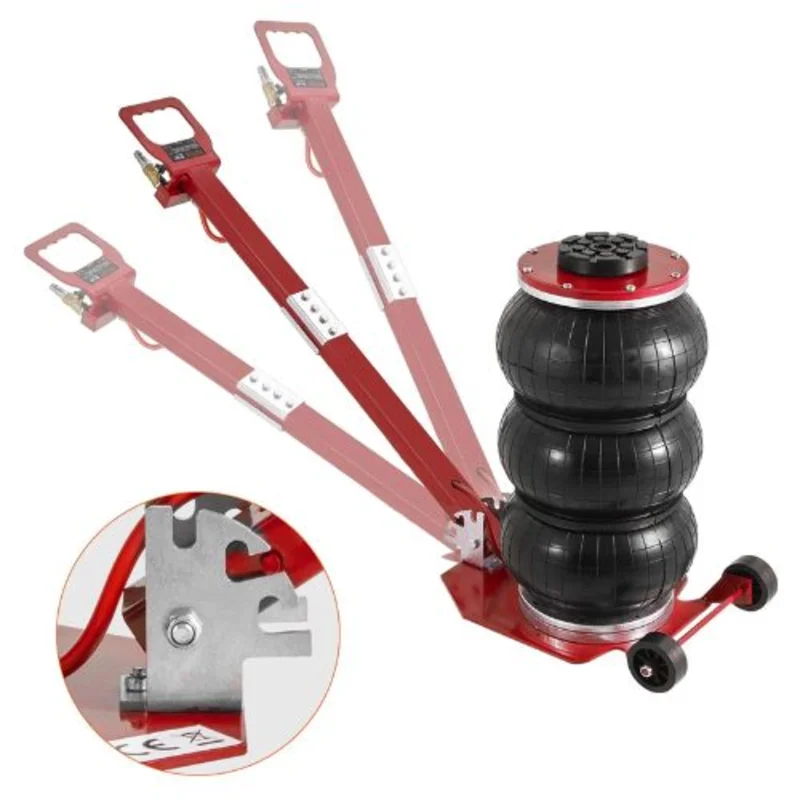 3000 kg Triple Bag Air Jack for Cars Garages Repair ZG-C RD