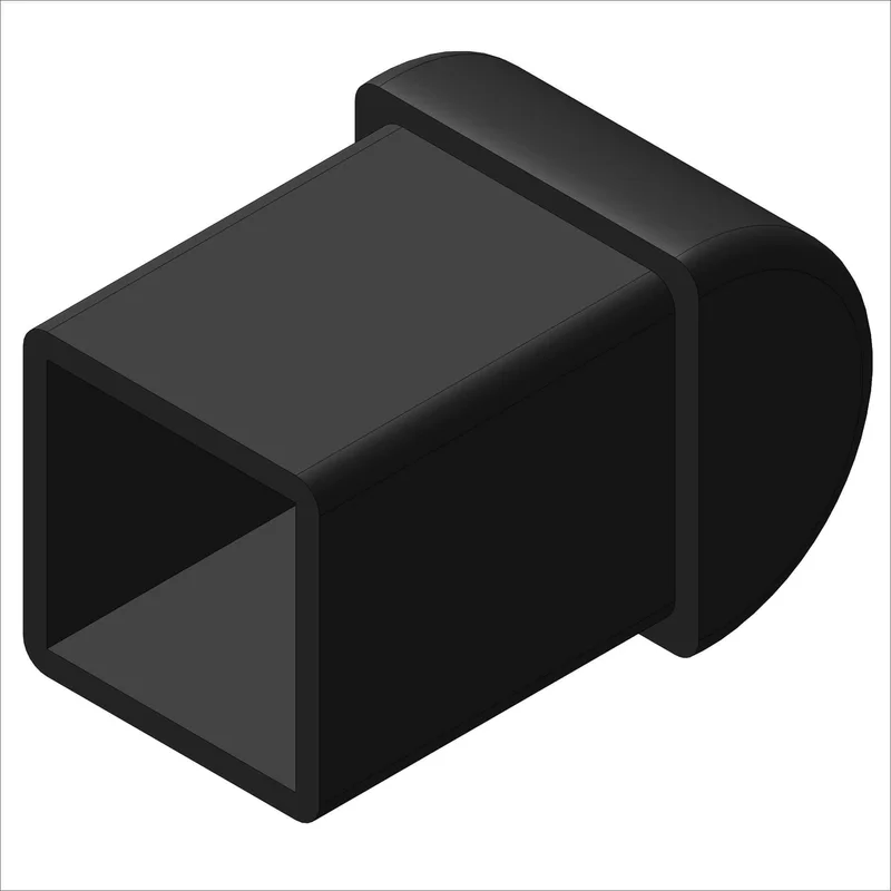 3021 .87 SQ BLK LEG FOOT