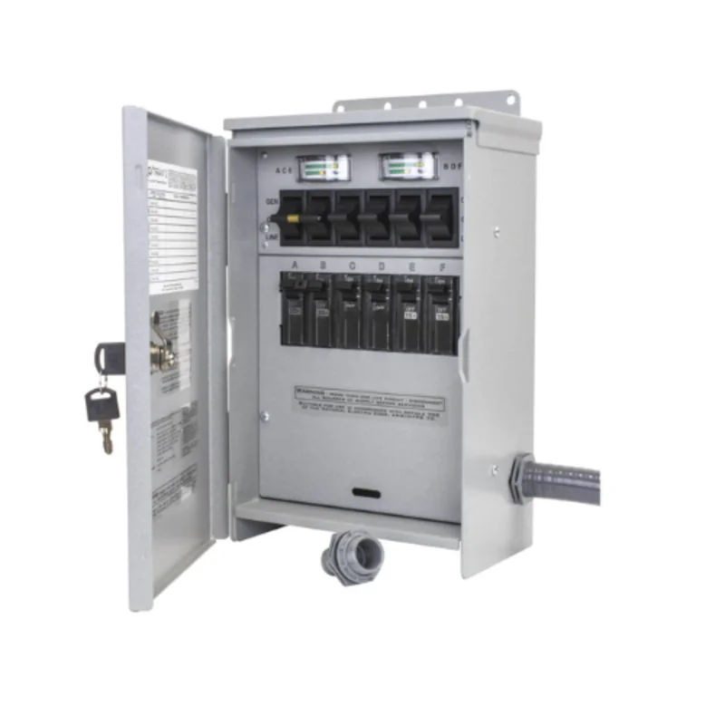 30A 125V 6 Circuit Manual Transfer Switch and Inlet R306B1