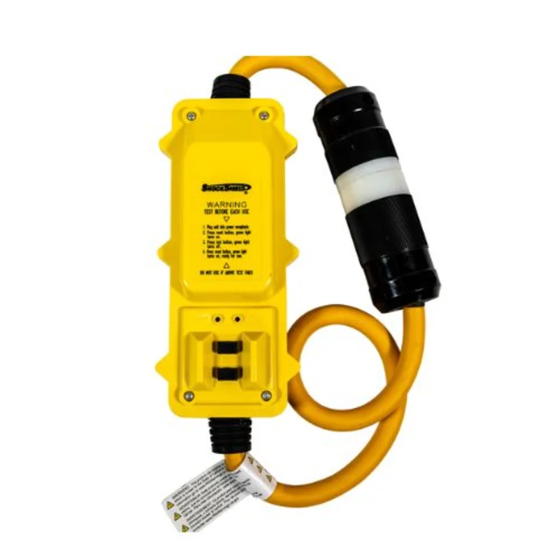 30A 240V  In Line GFCI Cord Set Yellow 44800012-3 (Pack of 3)