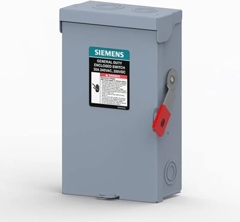 30A 240VAC 2 Pole Single Throw General Duty Safety Switch GF221NA