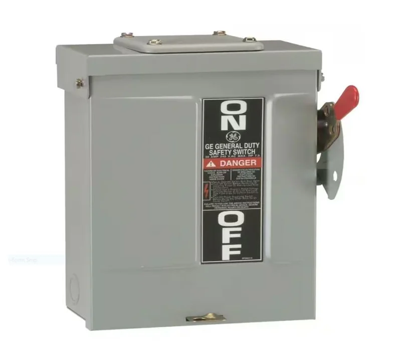 30A 240VAC 250VDC 2 Pole General Electric Safety Switch TG3221R