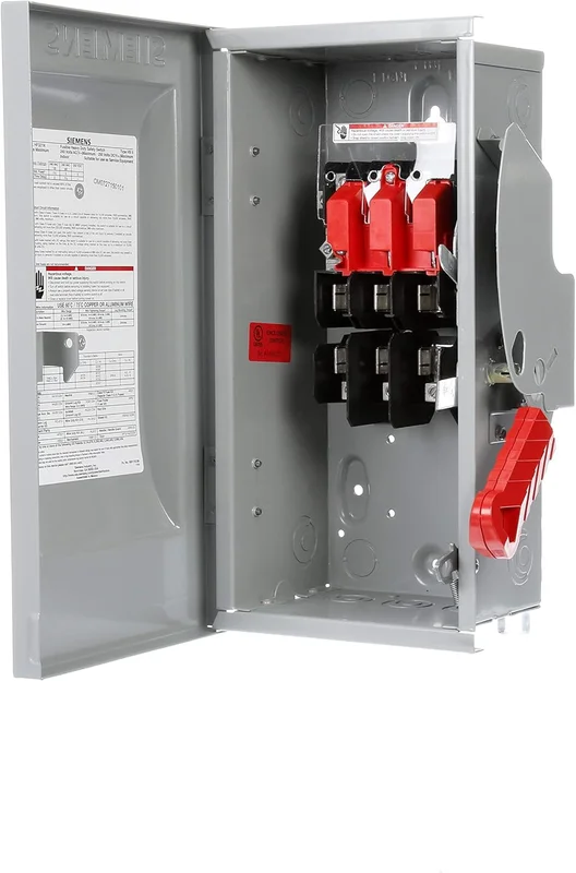 30A 240VAC 250VDC 3 Pole Fusible Heavy Duty Safety Switch HF321N