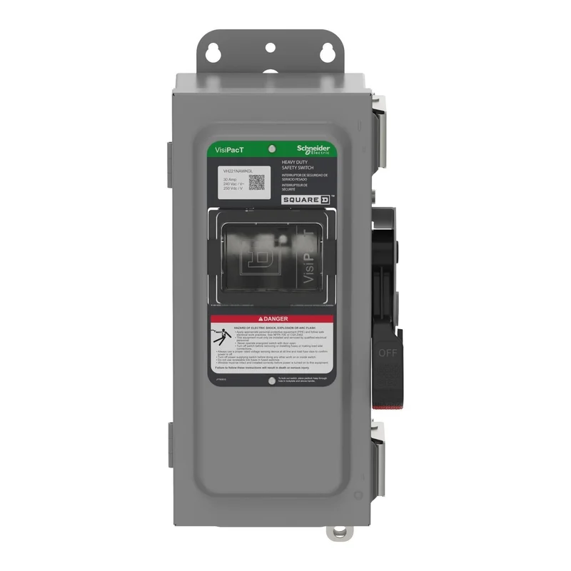30A 240VAC 250VDC Fusible Heavy Duty Safety Switch VH321AWKGL