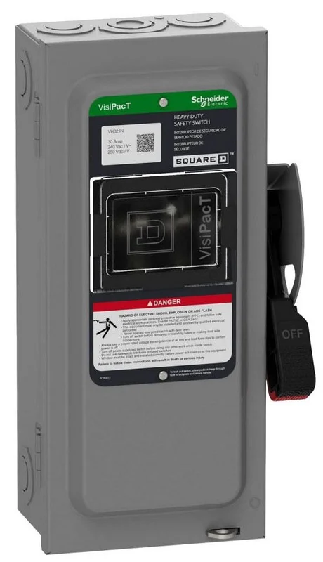 30A 240VAC 250VDC Surface Heavy Duty Safety Switch  VH321N