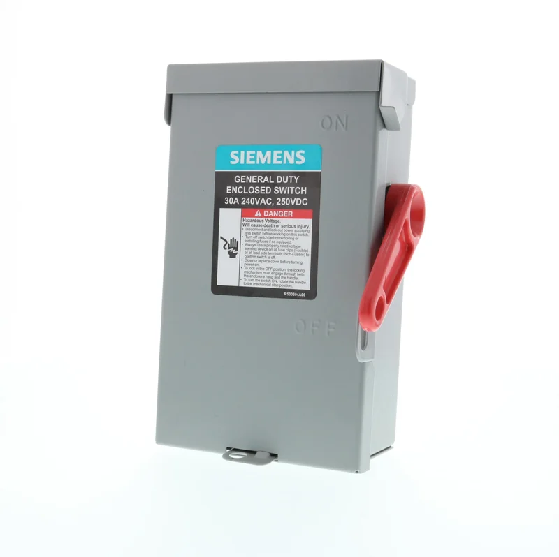 30A 240VAC 3 Pole Single Throw General Duty Safety Switch GF321NA