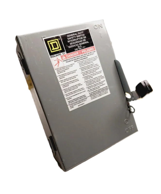 30A 240VAC 4 Pole Fusible Safety Switch F221SS